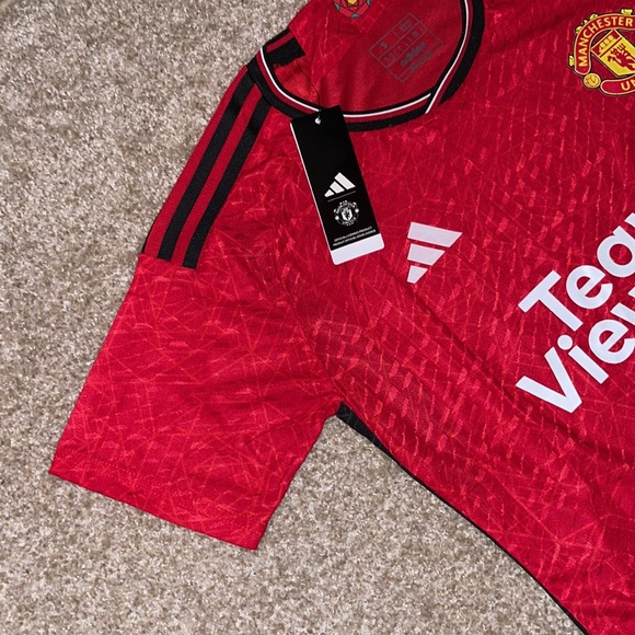 Adidas Manchester United Rashford 2023/2024 Men’s Home Soccer Jersey - Picture 4 of 6